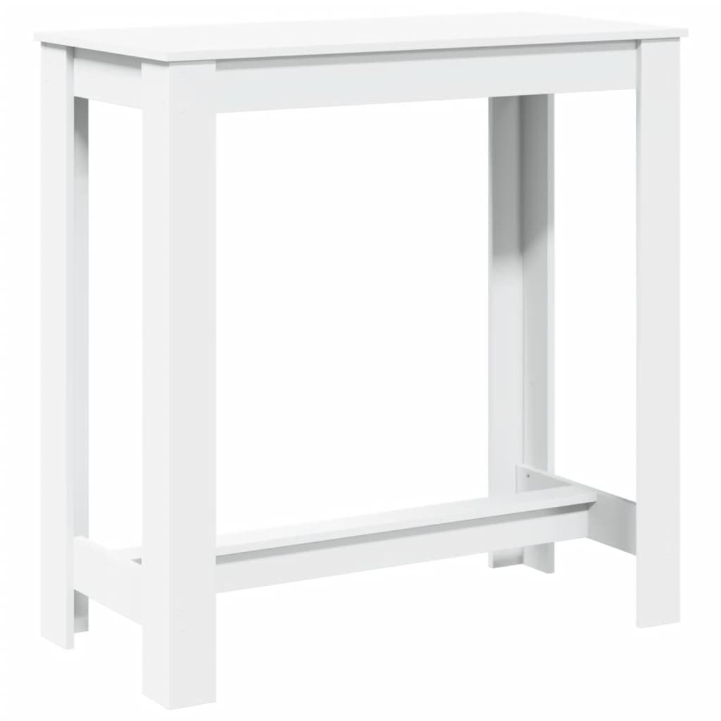 DEvidaxl Vidaxl bar table made, 102 x 50 x 103.5cm White